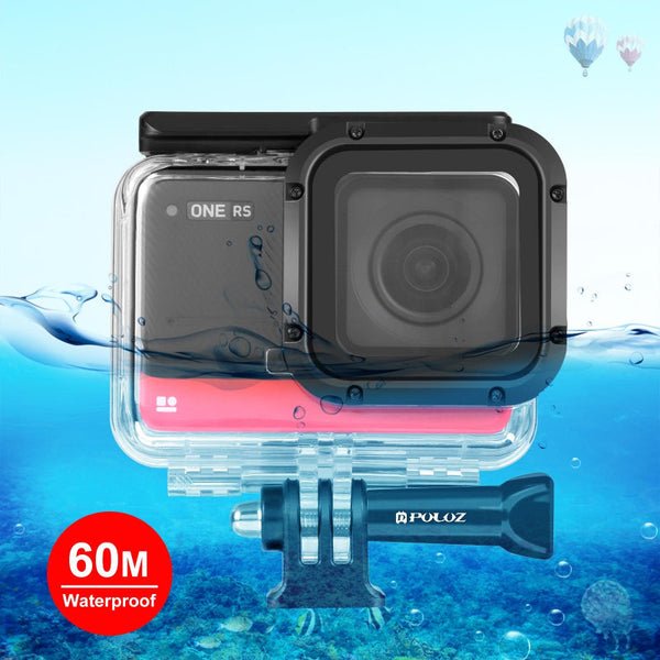 Waterproof Diving Case For Insta360 One R 4K Camera With 60M Depth Capability Underwater Cases & Housings