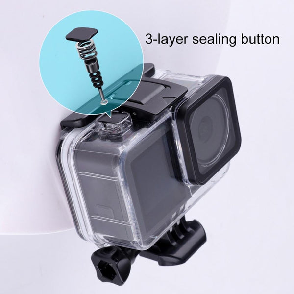 Waterproof Diving Case For Dji Action With Touch Screen 5 Metre Depth Audio And Video Underwater Cases & Housings