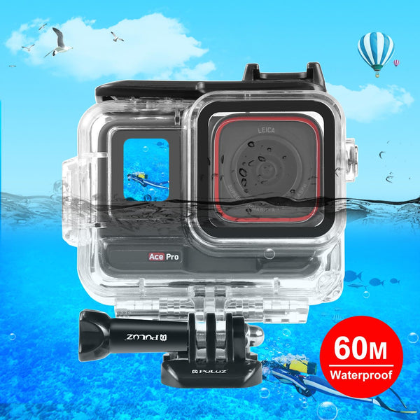Insta360 Ace Pro Waterproof Housing With Base Adapter 60M Underwater Cases & Housings
