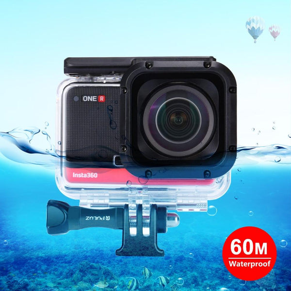 60 Metre Waterproof Diving Case For Insta360 One R 4K Camera Audio And Video Accessory Underwater Cases & Housings