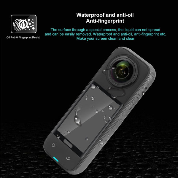 Curved Hd Tempered Glass Screen Protector For Insta360 X4 Audio And Video Accessories Camera Cases Bags & Covers