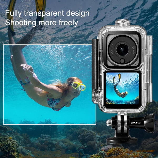 Waterproof Housing For Dji Action 2 Camera And Combo Audio Video Use Camera Cases Bags & Covers