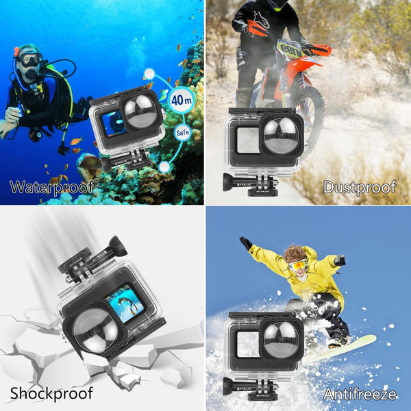 Waterproof Housing Case For Gopro Hero12 With Mount And Screw Audio Video Camera Cases Bags & Covers