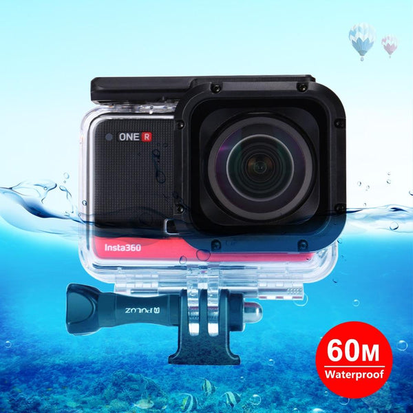 60M Waterproof Diving Case For Insta360 One R 1.0 Inch Edition Underwater Cases & Housings