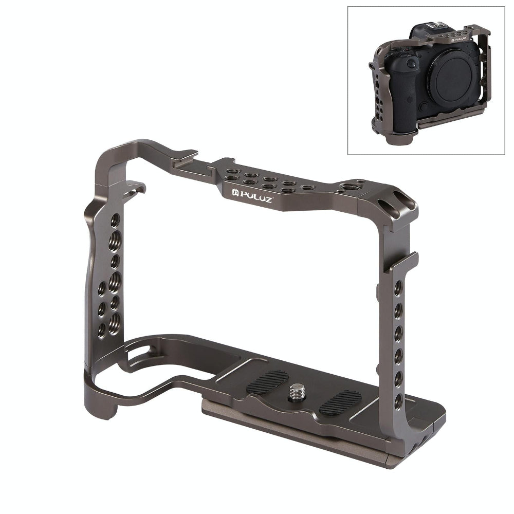 Canon Eos R5 R6 Video Camera Cage Stabilizer Handleless Bronze Audio And Stabilizers