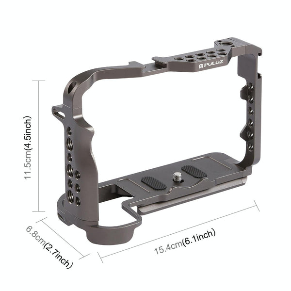 Canon Eos R5 R6 Video Camera Cage Stabilizer Handleless Bronze Audio And Stabilizers