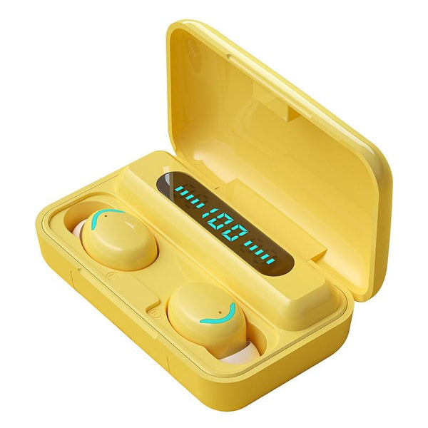 Macaron Series Bluetooth Earphones With Breathing Light & Noise Reduction Little One Earbuds