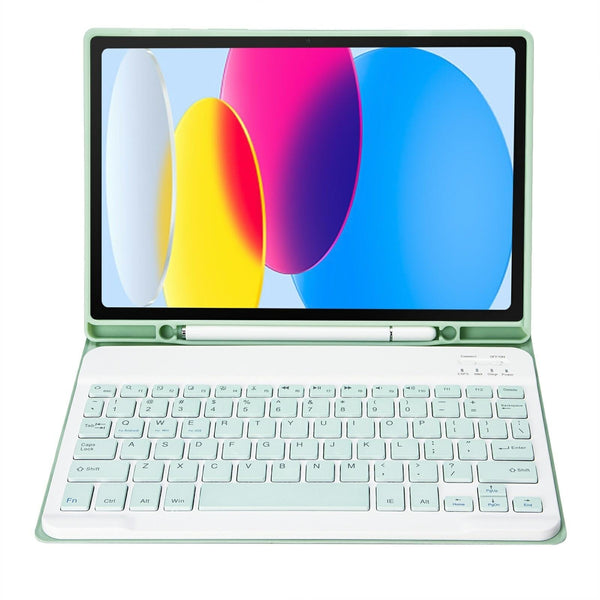 Parallel Deals Ultra Thin Bluetooth Keyboard Leather Tablet Case For Ipad 10.9 2022 With Pen Slot Laptop Cases & Bags