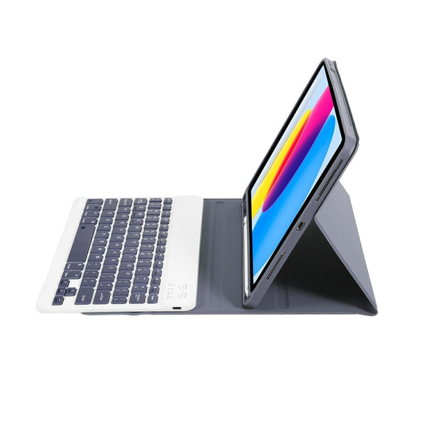 Parallel Deals Ultra Thin Bluetooth Keyboard Leather Tablet Case For Ipad 10.9 2022 With Pen Slot Laptop Cases & Bags