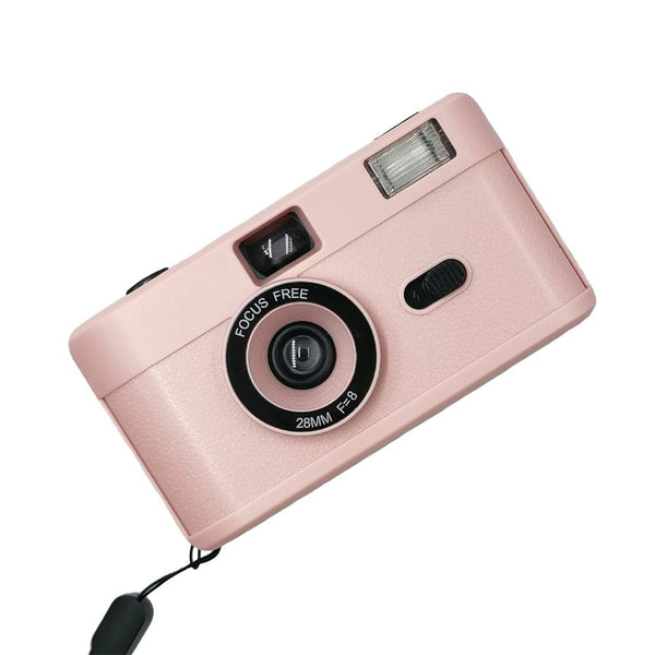 Retro Manual Reusable Film Camera For Kids No Film_Pink Digital Cameras