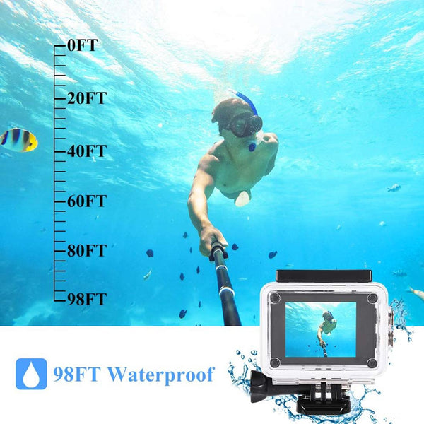 Waterproof Full Hd 1080P Sports Camcorder With Lcd And Case Sj4000 For Audio Video Digital Cameras