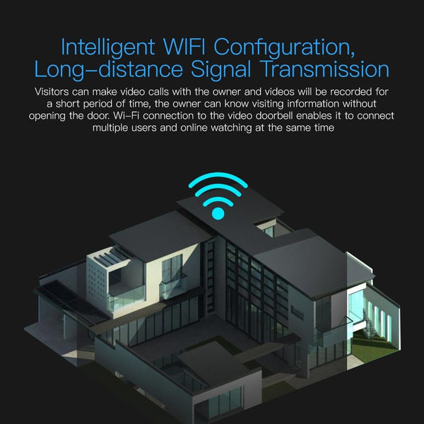 Waterproof Wifi Door Camera With Night Vision 1080P Security Cameras