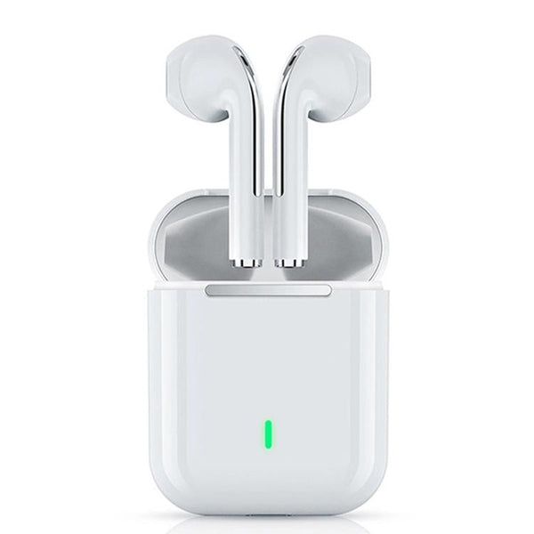 Wireless T & G J18 Bluetooth Earphones With Charging Box White Earbuds