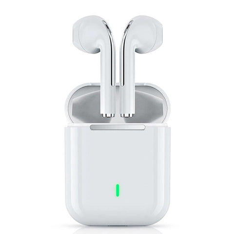 Wireless T & G J18 Bluetooth Earphones With Charging Box White Earbuds