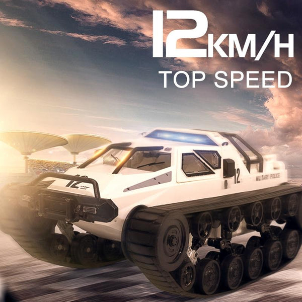 2.4G Rc Tracked Tank Off Road Vehicle Toy 1 12 Scale White Remote Controlled Toys