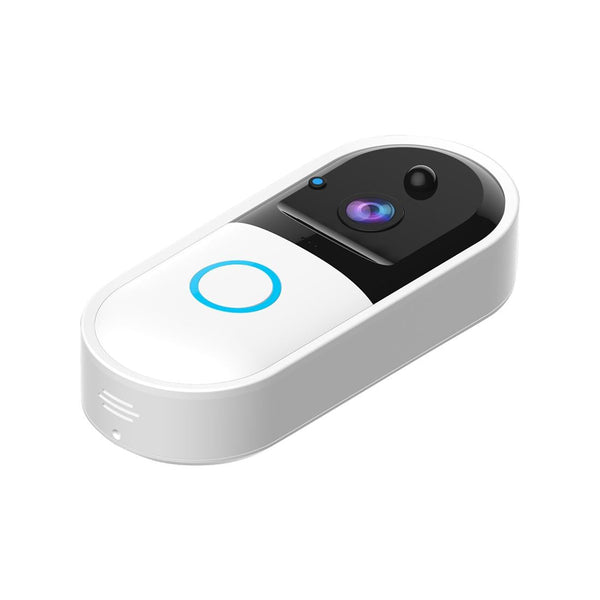 Smart Wifi Video Doorbell With Night Vision & Remote Monitoring White Smart Doorbells