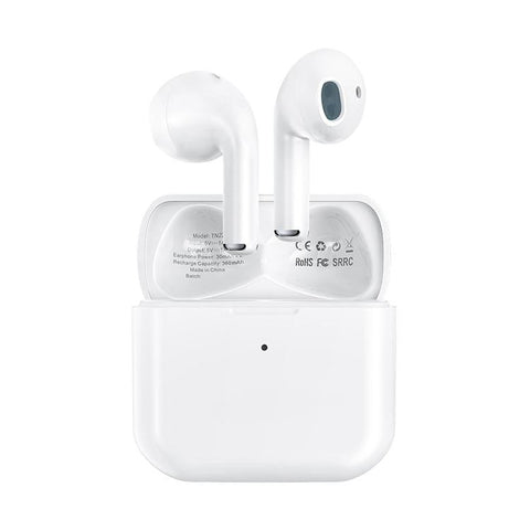 True Wireless Stereo Bluetooth 5.0 Earphones Tn22 White Earbuds