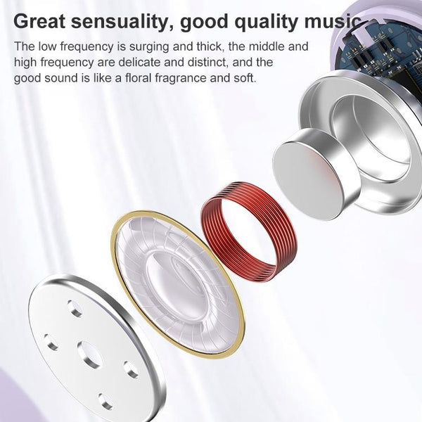 True Wireless Stereo Bluetooth 5.0 Earphones Tn22 White Earbuds