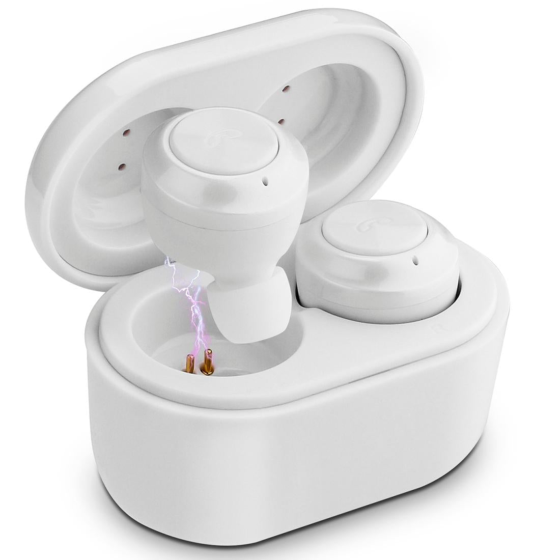 Bluetooth 5.0 Earphones With Magnetic Charging Box Wireless White Earbuds