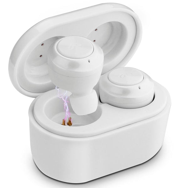 Bluetooth 5.0 Earphones With Magnetic Charging Box Wireless White Earbuds