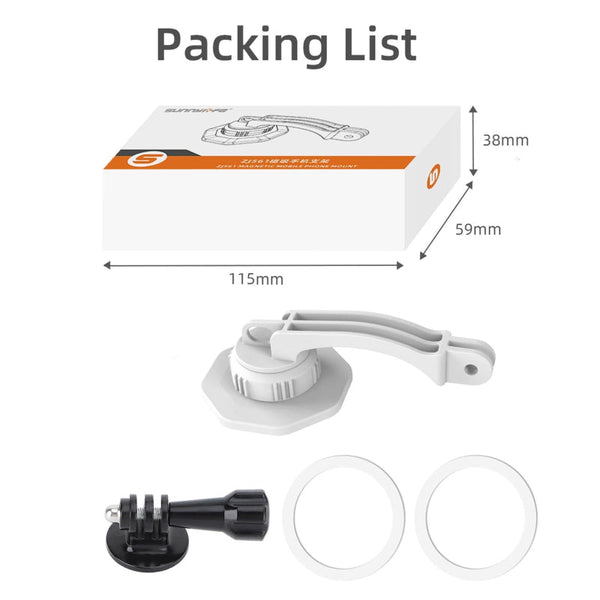 Phone Holder For Dji Om6 Om5 Om4 Se With Zj561 Magsafe Adapter Audio Video Mounts & Holders