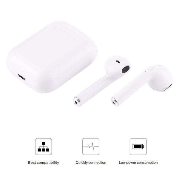 Wireless Stereo Earphones With Magnetic Charging Box Bluetooth V5.0 Earbuds