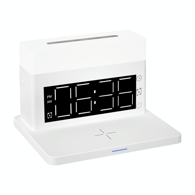 6 In 1 Wireless Charger N65 Multifunction White Chargers & Cradles