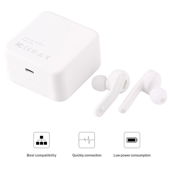 Wireless Stereo Earphones With Magnetic Charging Box T 88 Earbuds