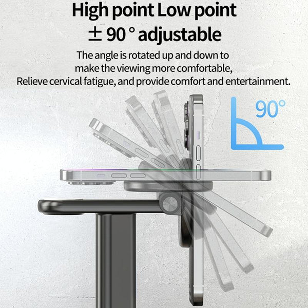 3 In 1 Magnetic Wireless Charger Stand 15W White Chargers & Cradles