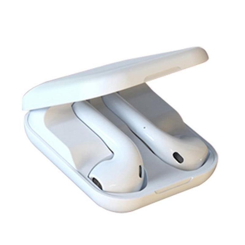 Waterproof Sport Headset With Bluetooth 5.0 Options White Earbuds