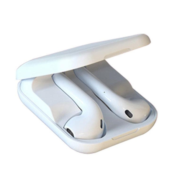 Waterproof Sport Headset With Bluetooth 5.0 Options White Earbuds