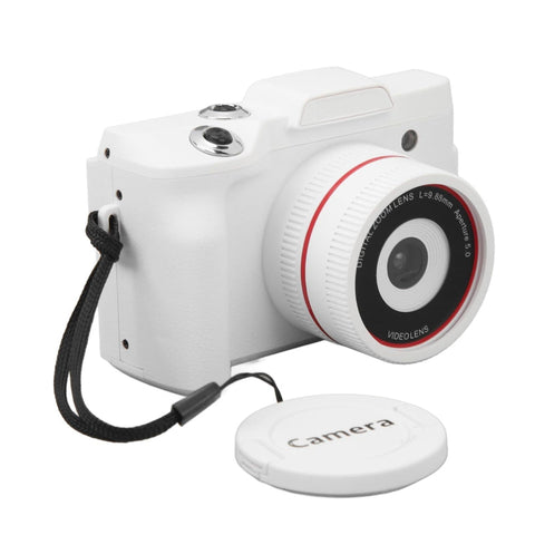 Hd 720P Recording Flip Screen Digital Camera With Interchangeable Lens And Infrared Lens_White Digital Cameras