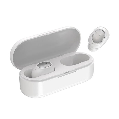 Wireless Sports Bluetooth Earphones Binaural Stereo 5.0 White Earbuds