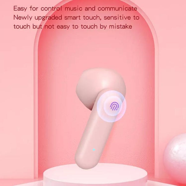 Digital Display Sports Bluetooth Earphones Semi In Ete 16 Tws White Earbuds