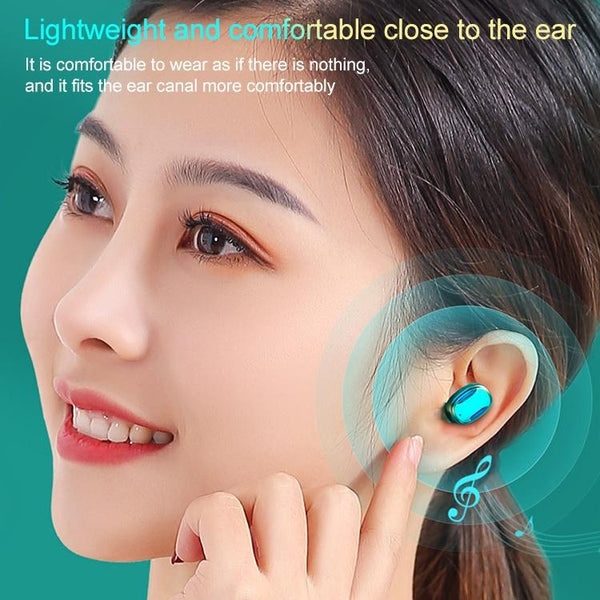 Wireless Bluetooth Earphones With Magnetic Charging Box White Earbuds