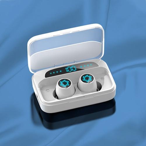 Wireless Bluetooth Earphones With Charging Box White Earbuds