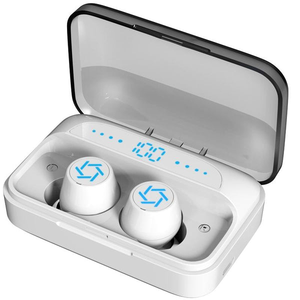 Wireless Bluetooth Earphones With Charging Box White Earbuds