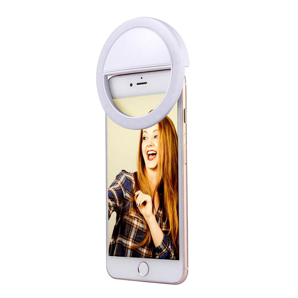 Clip Beauty Light For Smartphones Usb Cable White Selfie Lights
