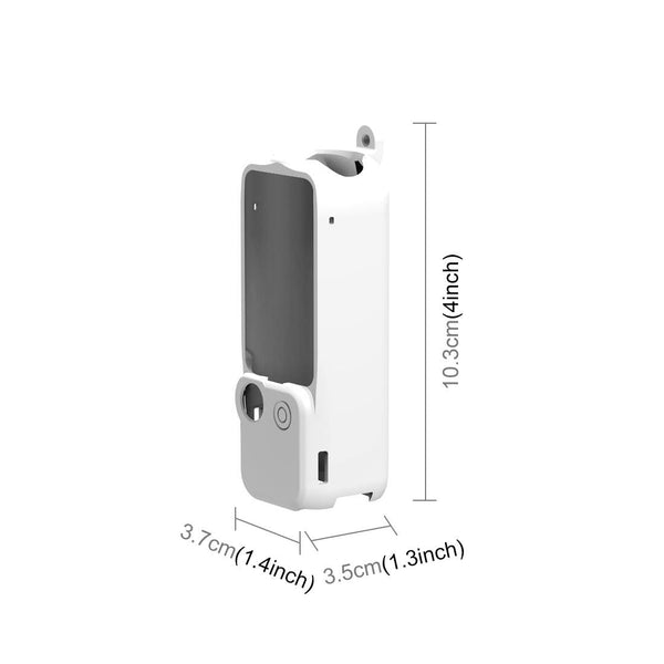 3 In 1 Silicone Case Set For Dji Pocket 3_White Camera Cases Bags & Covers