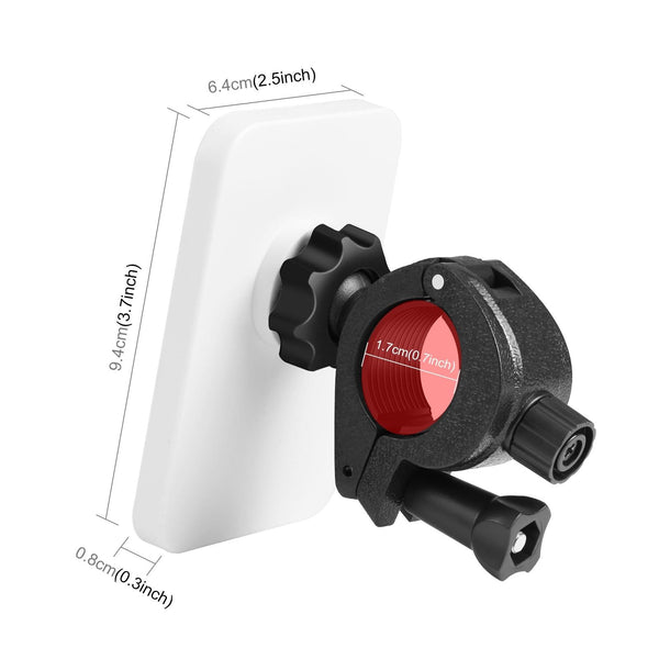 15W Magnetic Wireless Charger With Vlogging Phone Clamp White Chargers & Cradles