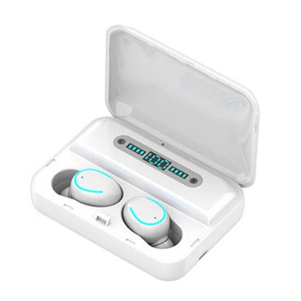 Intelligent Noise Cancelling Bluetooth Earphones With Touch Control And Charging Box White Earbuds