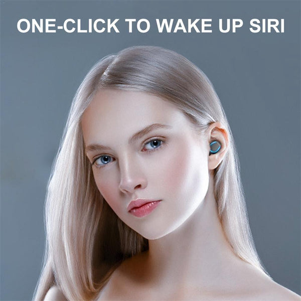 Intelligent Noise Cancelling Bluetooth Earphones With Touch Control And Charging Box White Earbuds