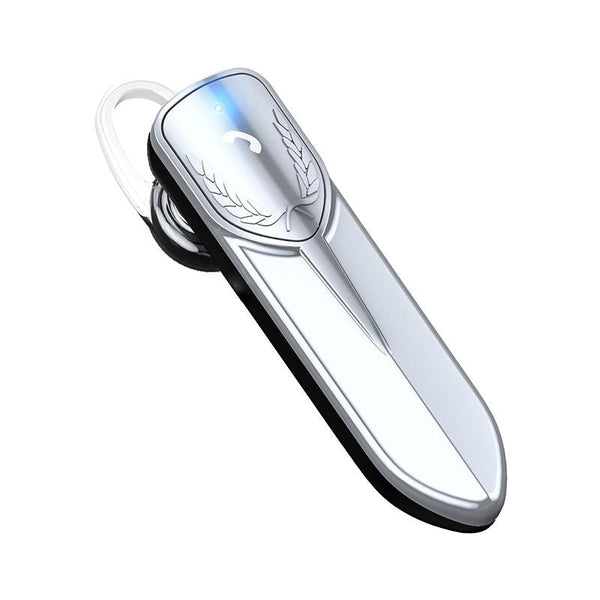 Bluetooth Earphone With Cvc Noise Reduction Unilateral Design White Earbuds