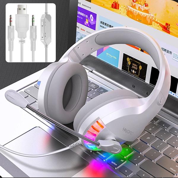 Q2 Wired Gaming Headset With Mic Dual 3.5Mm + Usb Headsets