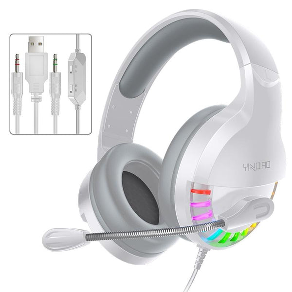 Q2 Wired Gaming Headset With Mic Dual 3.5Mm + Usb Headsets