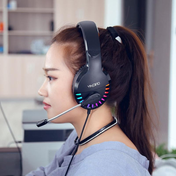 Q2 Wired Gaming Headset With Mic Dual 3.5Mm + Usb Headsets