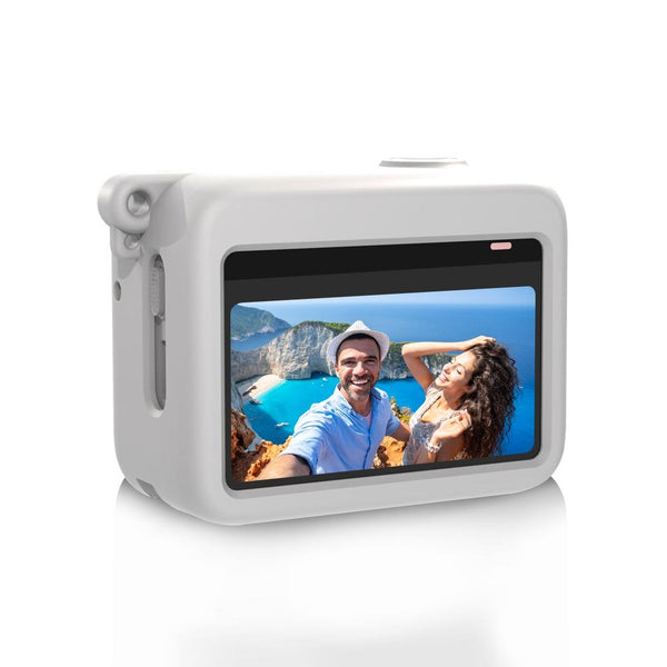 Silicone Charging Case For Insta360 Go Camera_White Camera Cases Bags & Covers