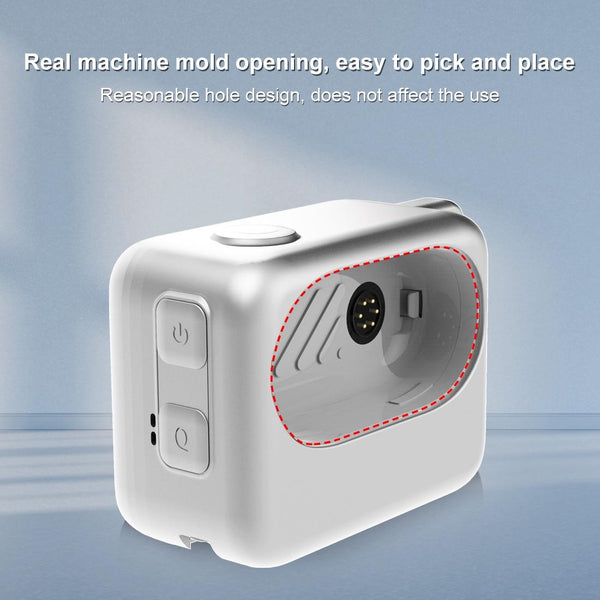 Silicone Charging Case For Insta360 Go Camera_White Camera Cases Bags & Covers