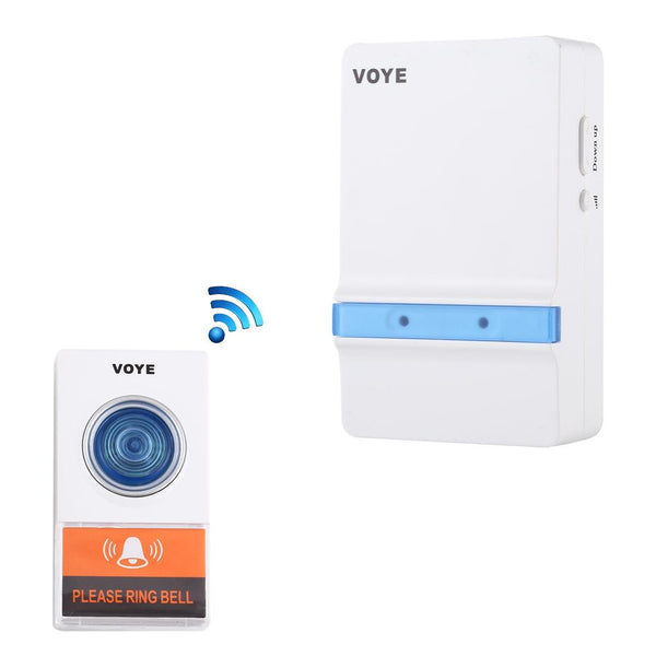 Home Music Remote Control Wireless Doorbell With 38 Polyphony Sounds White Smart Doorbells