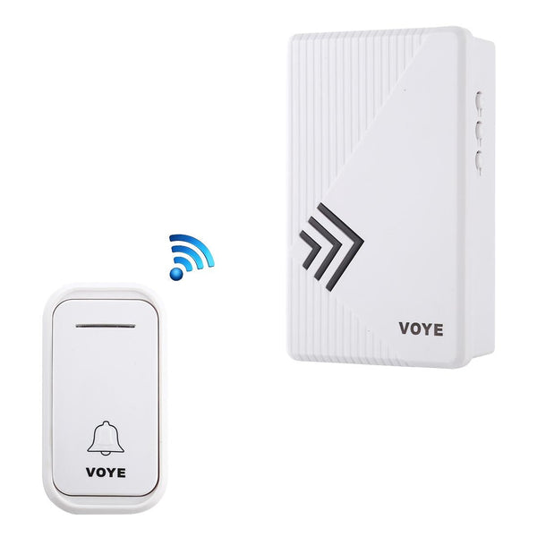 Home Music Remote Control Wireless Doorbell With 38 Polyphony Sounds White Smart Doorbells
